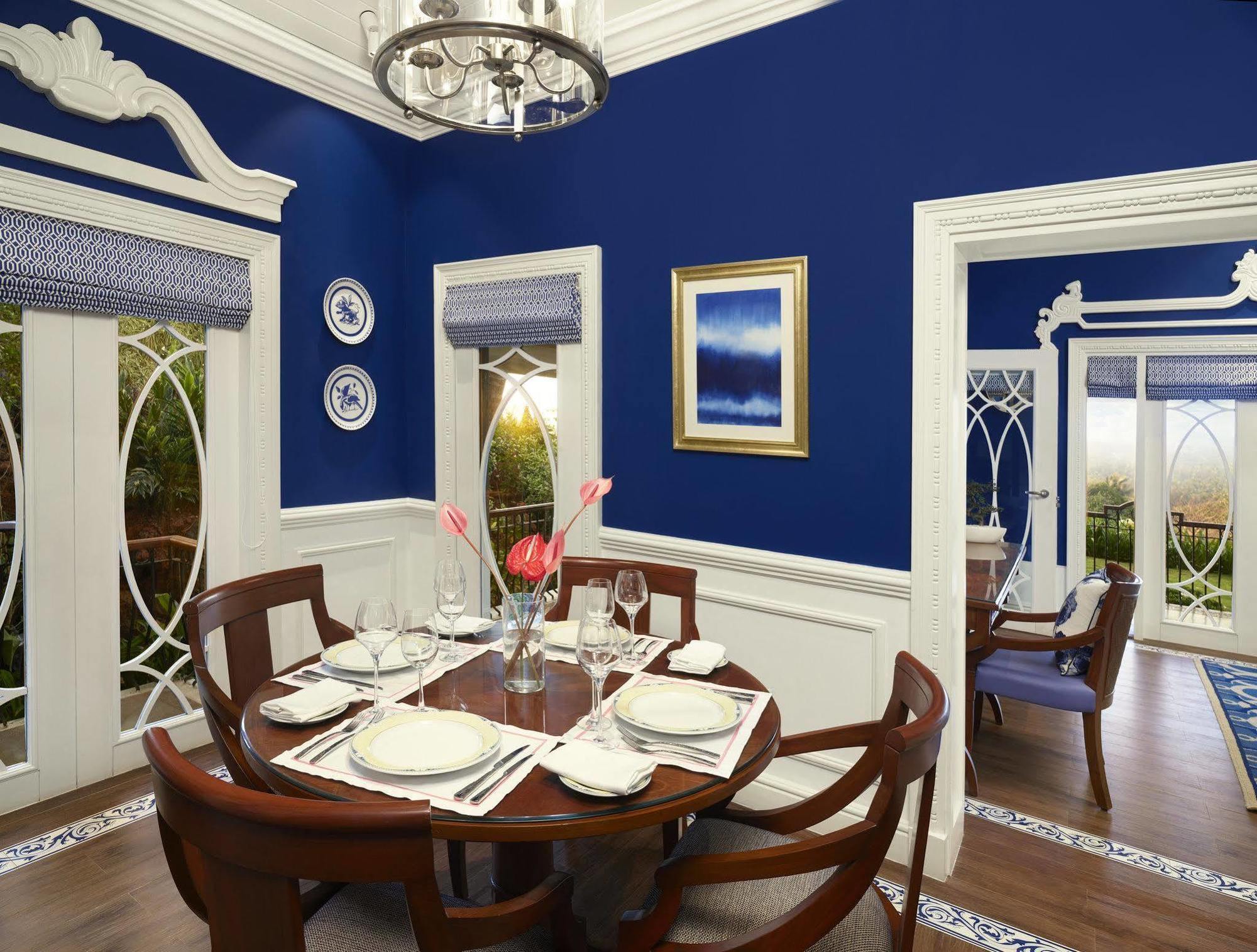 果阿泰姬堡阿瓜达度假酒店 Sinquerim 外观 照片 A dining room
